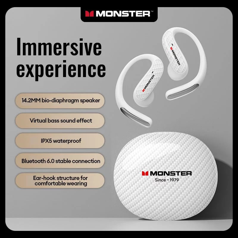 Monster MQO37 Wireless Earphone Bluetooth